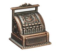 Melody Jane Dolls House Bronze Victorian Cash Register Till Miniature Shop Pub Bar Accessory