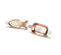 Melody Jane Dolls House Copper Pan Hanging Fish Dish Cake Moulds Miniature Accessory