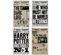 Melody Jane Dolls House Daily Prophet Newspaper Posters Miniature Study Accessory 1:12 Scale