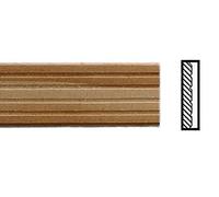 Melody Jane Dolls House Decking Planks 17.1/2" x 9/16" Bare Wood 450mm x 15mm Pack of 12