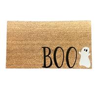 Melody Jane Dolls House Door Mat Boo Miniature Halloween Hall Step Accessory 1:12 Scale