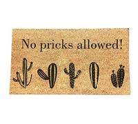 Melody Jane Dolls House Door Mat “No Pricks Allowed” Miniature Hall Step Accessory 1:12
