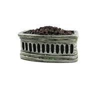 Melody Jane Dolls House Fire Grate Basket with Glowing Coals Resin Fireplace Accessory