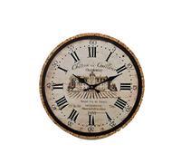 Melody Jane Dolls House French Cork Wall Clock1:12 Scale Miniature Accessory
