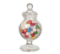 Melody Jane Dolls House Full Glass Apothecary Candy Sweet Jar Miniature 1:12
