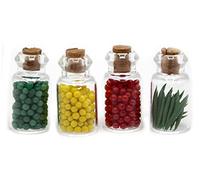 Melody Jane Dolls House Full Kitchen Storage Jars Set A Miniature Accessory
