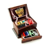 Melody Jane Dolls House Full Needlework Box Miniature 1:12 Scale Sewing Room Accessory