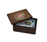 Melody Jane Dolls House Full Wooden Jewellery Box 1:12 Bedroom Dressing Table Accessory