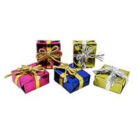Melody Jane Dolls House Gift Wrapped Christmas Birthday Present Boxes Miniature Accessory