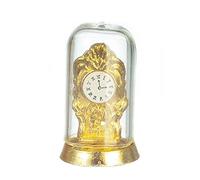 Melody Jane Dolls House Gold Anniversary Clock Miniature 1:12 Scale Ornament Accessory