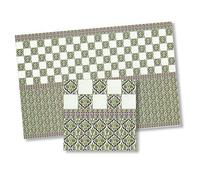 Melody Jane Dolls House Green Victorian Wall Tile Sheet Miniature 1:12 Scale Gloss Finish