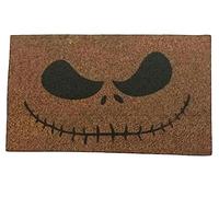 Melody Jane Dolls House Halloween Door Mat Jack Skellington Rug Porch Hall 1:12 Printed Card