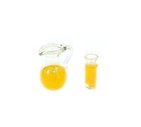 Melody Jane Dolls House Jug & Glass of Orange Juice Miniature Kitchen Accessory