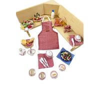 Melody Jane Dolls House Kitchen Accessory Set Miniature BBQ Cafe Dining Accessories 1:12