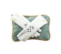 Melody Jane Dolls House Lady's Leather Gloves on Cushion Miniature Shop Bedroom Accessory