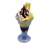 Melody Jane Dolls House Large Chocolate Ice Cream Sundae Miniature Dining Cafe Accessory