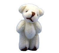 Melody Jane Dolls House Large White Teddy Bear Miniature Cuddly Toy Nursery Shop Accessory