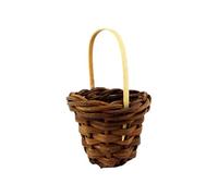 Melody Jane Dolls House Large Wicker Shopping Basket Woven Miniature Accessory