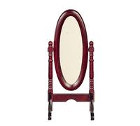 Melody Jane Dolls House Mahogany Cheval Dressing Mirror Miniature Bedroom Furniture