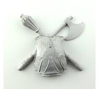 Melody Jane Dolls House Medieval Wall Armour with Axe & Mace Miniature Tudor Ornament