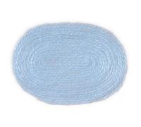 Melody Jane Dolls House Miniature 1:12 Scale Accessory Plain Baby Blue Small Oval Rug