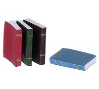 Melody Jane Dolls House Miniature Accessory Set 4 Bound Books 5042