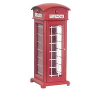 Melody Jane Dolls House Miniature British Street Red Telephone Box Kiosk Booth