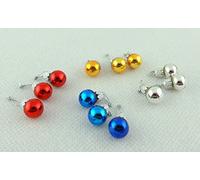 Melody Jane Dolls House Miniature Christmas Tree Ornaments Decorations 12 Coloured Baubles