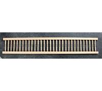 Melody Jane Dolls House Miniature Fixtures Fittings 1:12 Scale Natural Wood Porch Railing Round