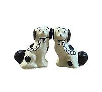 Melody Jane Dolls House Miniature Ornament Fireplace Accessory Pair of Staffordshire Dogs BR