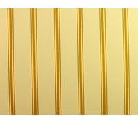 Melody Jane Dolls House Miniature Print 1:12 Scale Gold Cream Regency Stripe Wallpaper