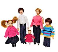 Melody Jane Dolls House Modern Casual Family Miniature Porcelain People Figures