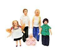 Melody Jane Dolls House Modern Summer Family Miniature Porcelain People Figures