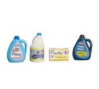 Melody Jane Dolls House Modern Washing Machine Detergents Laundry Accessory Set