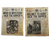 Melody Jane Dolls House Newspaper Covers Jack the Ripper Murder Headlines 1:12 Accessory