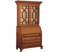 Melody Jane Dolls House Oak Bureau Desk & Cabinet Miniature Study Office Furniture 1:12