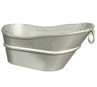 Melody Jane Dolls House Old Fashioned Tin Bath Tub Miniature Kitchen Accessory