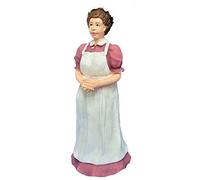 Melody Jane Dolls House People Victorian Cook Maid in Pink Resin Servant Figure
