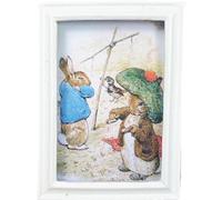 Melody Jane Dolls House Peter Rabbit & Benjamin Bunny Beatrix Potter Nursery Picture 1:12