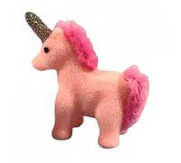 Melody Jane Dolls House Pink Flock Unicorn Teddy Miniature Toy Shop Nursery Accessory 1:12