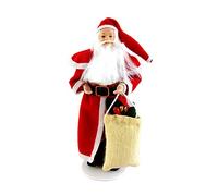 Melody Jane Dolls House Porcelain Father Christmas Santa Claus with Sack People