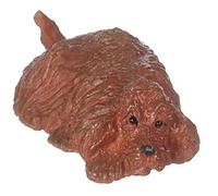 Melody Jane Dolls House Red Cocker Spaniel Lying Down 1:24 Scale Half Inch Pet Dog Animal