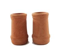 Melody Jane Dolls House Round Chimney Pots Terracotta Medium1:12 Scale