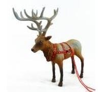 Melody Jane Dolls House Santa's Reindeer Rudolph Miniature Christmas Stable Animal 1:12