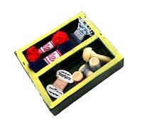 Melody Jane Dolls House Sewing Room Box of Needlework Miniature Haberdashery Accessory
