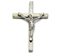 Melody Jane Dolls House Silver Crucifix Cross Miniature Religious Church 1:12 Accessory
