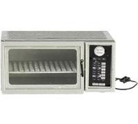 Melody Jane Dolls House Silver Microwave with Cord Miniature Accessory Kitchen Appliance