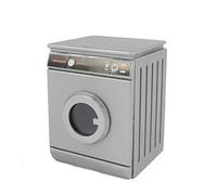Melody Jane Dolls House Silver Washing Machine Washer Modern Utility Room Kitchen Furniture