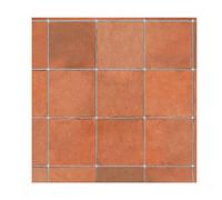 Melody Jane Dolls House Terracotta Effect Large Tiles Card Sheet Flooring1:12 Scale