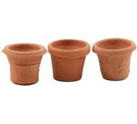 Melody Jane Dolls House Terracotta Standard Flower Plant Pot 1:12 Garden Outdoor Accessory